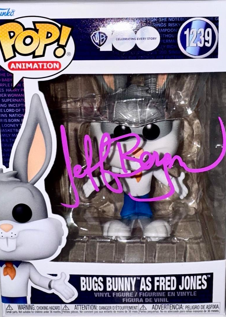 Jeff Bergman Signed Funko Pop #1239 "Bugs Bunny" (Looney Tunes) - OC Celebrity Marketing